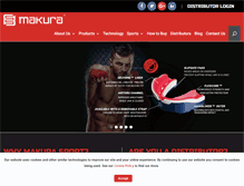 Tablet Screenshot of makurasport.com